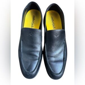Amberjack Black Leather The Loafer Men's Size 13 Slip On Comfort Shoes